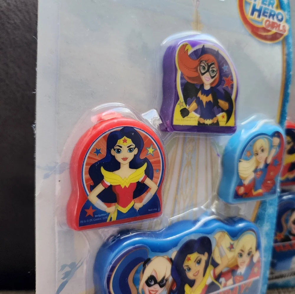 DC superhero birthday candle set